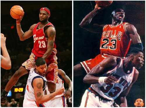 詹姆斯和乔丹的差距,乔丹说单挑打不过皮蓬,乔