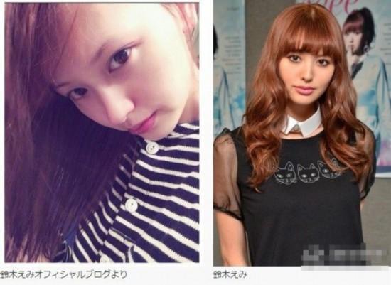 令人惊艳的日本10大素颜美人,素颜女神王丽坤整容前后对比照曝光
