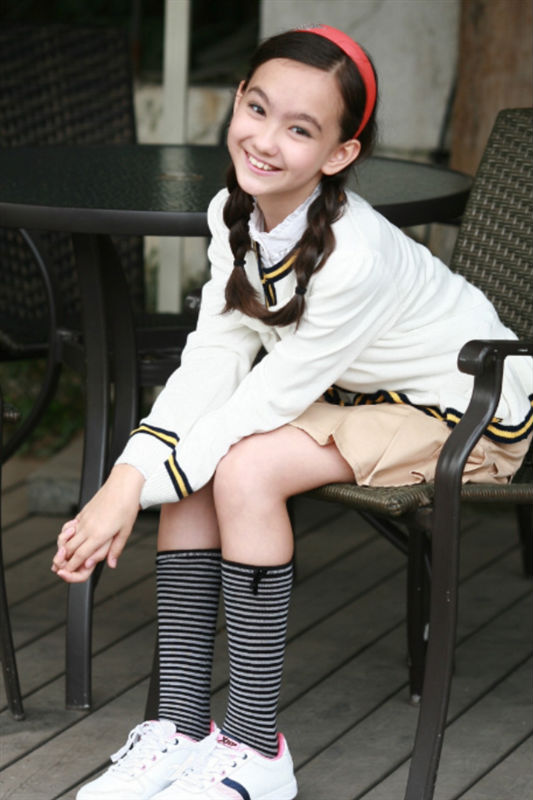 混血儿香奈儿私房写真,混血童星香奈儿个人资料视频照片曝光(2)