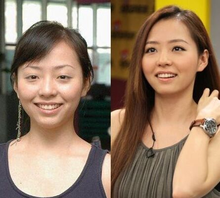 张靓颖整容前后照片,超女张靓颖的老公冯轲个人资料及背景