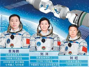 神舟九号飞船女航天员是谁,神舟九号女航天员