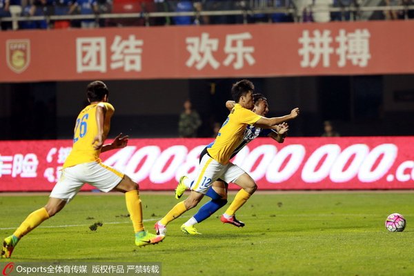 2016中超联赛永昌场太火了,毛剑卿在永昌的年