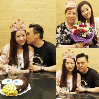 熊黛林过生日老公献吻照曝光,揭郭可颂比熊黛林大几岁及身家背景