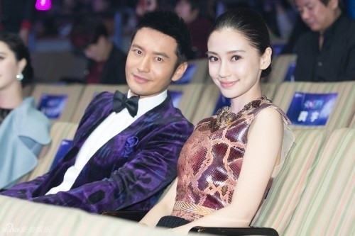 Angelababy挺孕肚现身生日会,揭秘黄晓明Angelababy恋爱史(2)