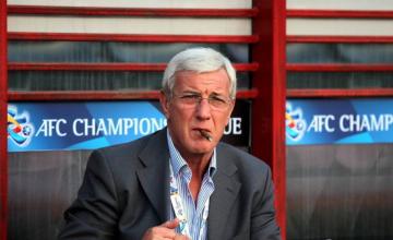 里皮带国足战武汉卓尔比赛结果视频,中国男足