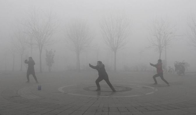 雾霾最严重的十个城市实拍图,为什么北京雾霾严重原因(2)