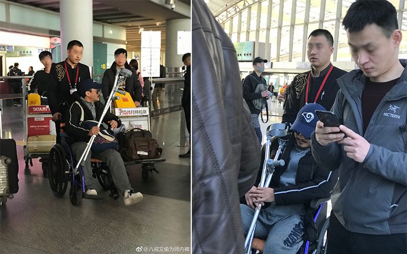 吴京新片攀登者曝光胡歌确认加盟,吴京拍电影受伤坐轮椅近照曝光